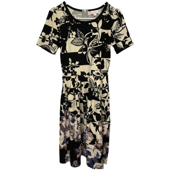 Lularoe Floral Amelia Dress NWOT - Picture 1 of 5
